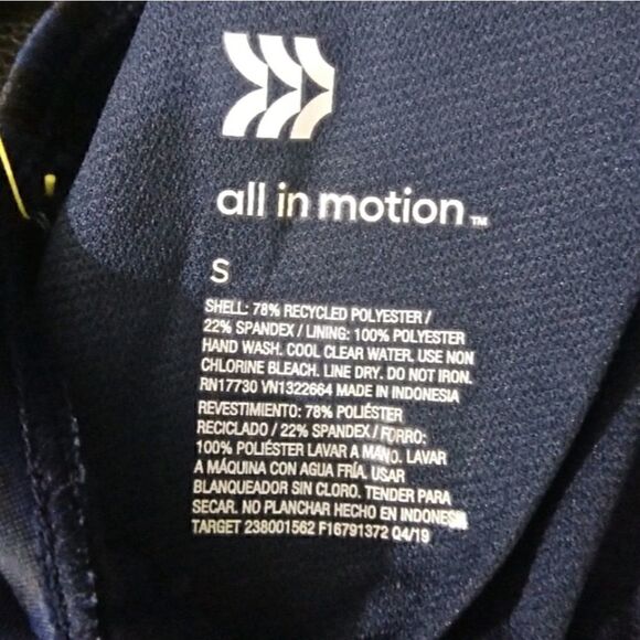 All in Motion Blue Swim Tankini Top - Picture 4 of 5